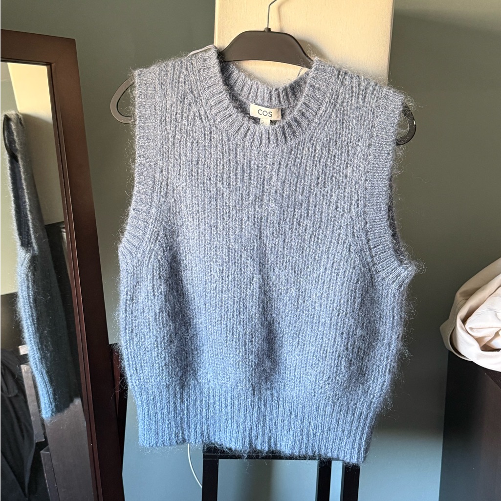 Cos Soft Blue Knit Pullover
